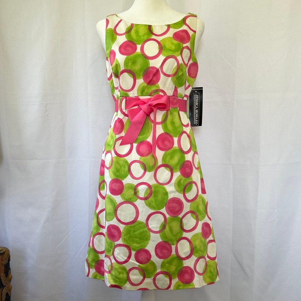 Jessica Howard Vintage Y2K Coquette Bow Dress NWT